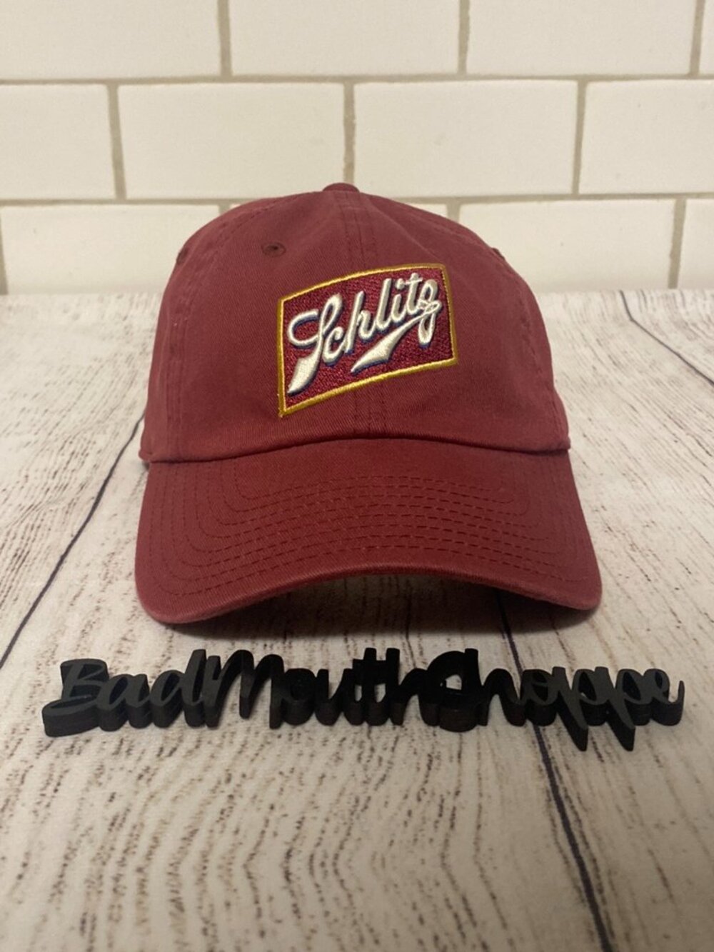 Schlitz Beer Advertising Baseball Cap Hat